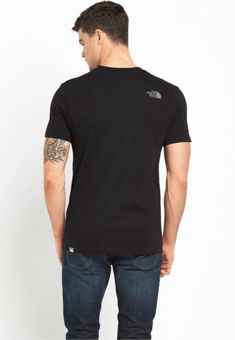 Camiseta The North Face Hombre SS Easy Tee Negra - Image 2