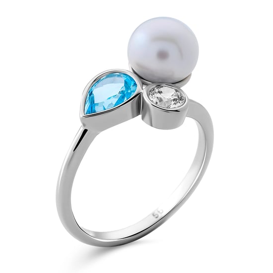 Orphelia Women's 925 Sterling Silver Ring - Silver ZR-7498 - Image 2