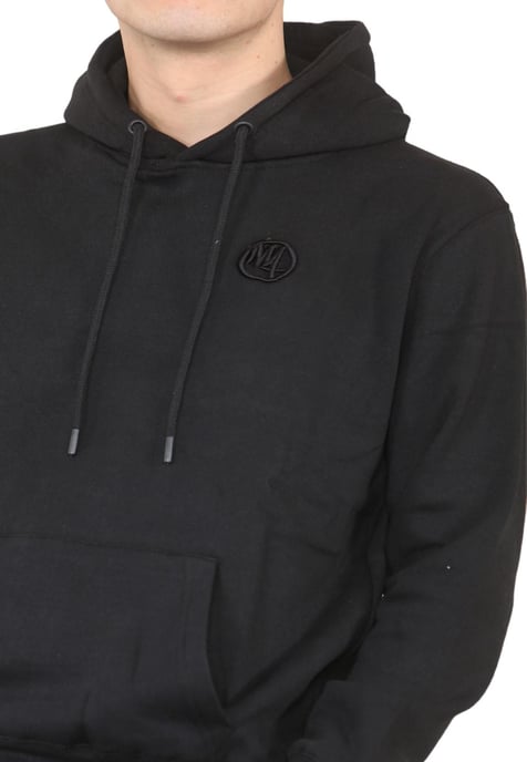 Chándal con capucha y jersey para hombre MYT en negro - Image 4