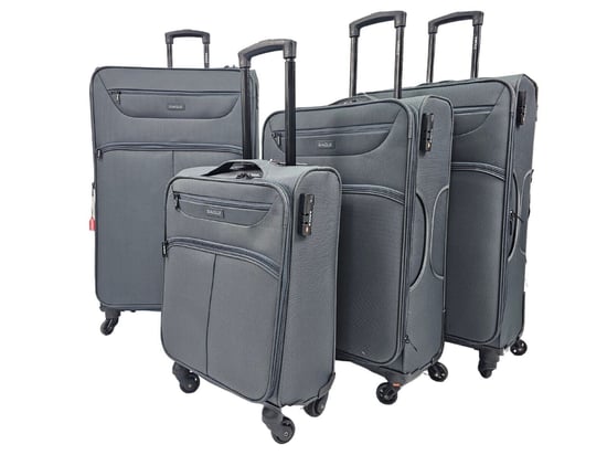 Lightweight Soft Suitcases 4 Wheel Luggage Travel TSA Cabin