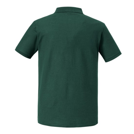 Russell Mens Authentic Eco Polo Shirt (Bottle Green) - Image 2