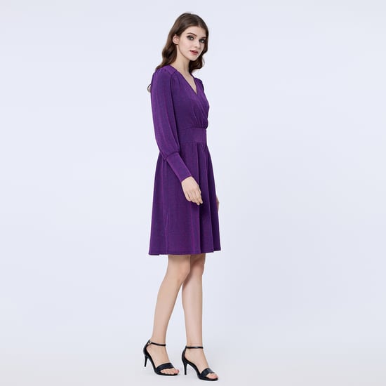 Long sleeves skater dress - Image 4
