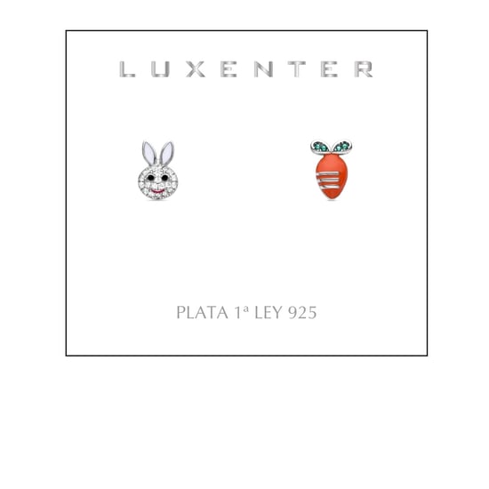 Pendientes Luxenter de Plata de Ley 925 acabados en rodio - Conejito - Image 2