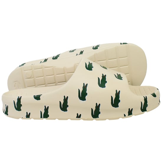 Lacoste Serve Slide 2.0 223 3 SFA Womens Beige Sliders - Image 5