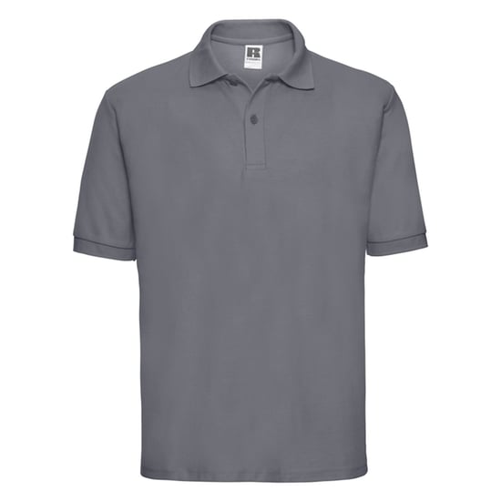 Russell Mens Classic Polycotton Polo Shirt (Convoy Grey Solid) - Image 1