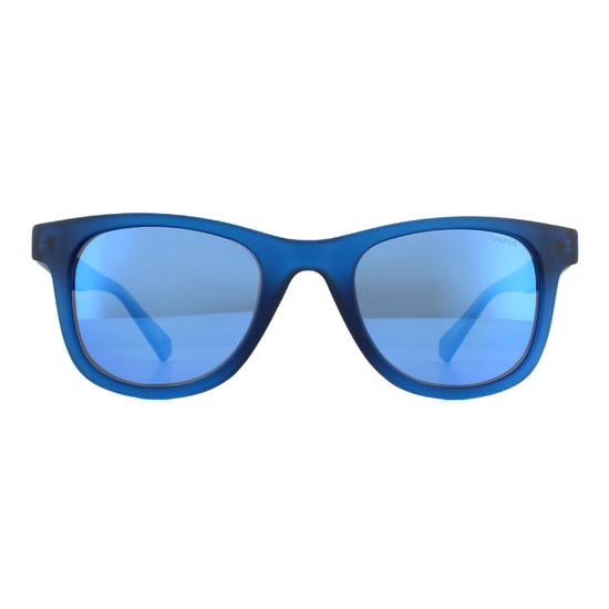Polaroid Sunglasses PLD 1016/S/NEW PJP 5X Transparent Blue Blue Mirror Polarized