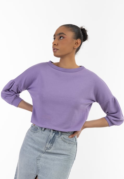 Mymo Sweatshirt women lilac - Image 3