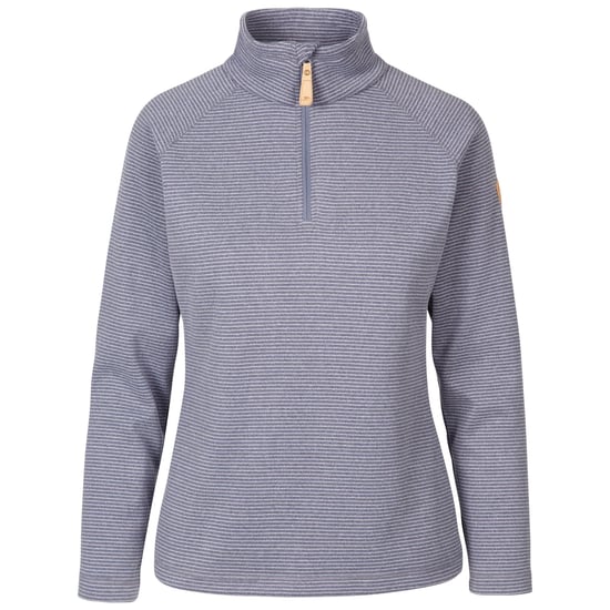 Trespass Womens/Ladies Olga Leather Fleece Top (Denim Blue Marl)