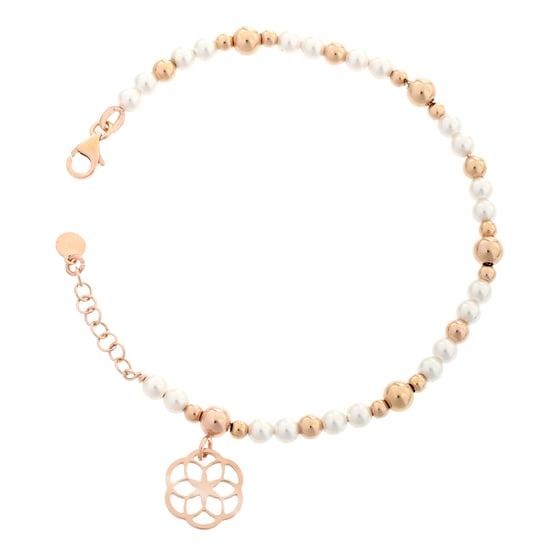 Orphelia 'Zahara' Women's 925 Sterling Silver Bracelet - Rose ZA-7182 - Image 1