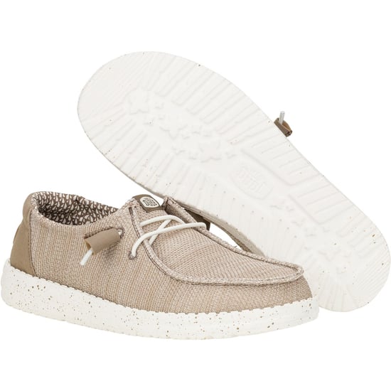HEYDUDE Wendy Stretch Mesh Polyester Women's Walnut Loafers - Image 3