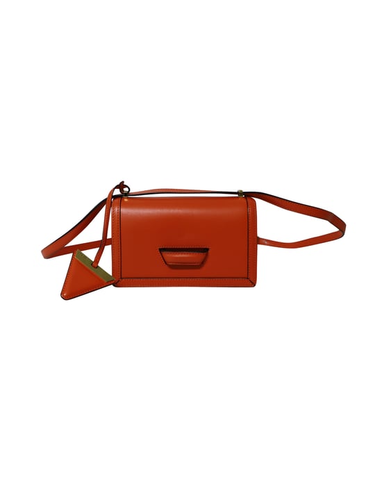 Loewe Small Barcelona Crossbody Bag in Orange Leather - Image 3