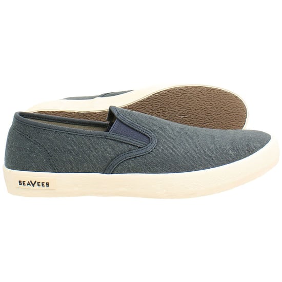Seavees Baja Standard Hombre Zapatillas Plimsolls Gris Oscuro - Image 4