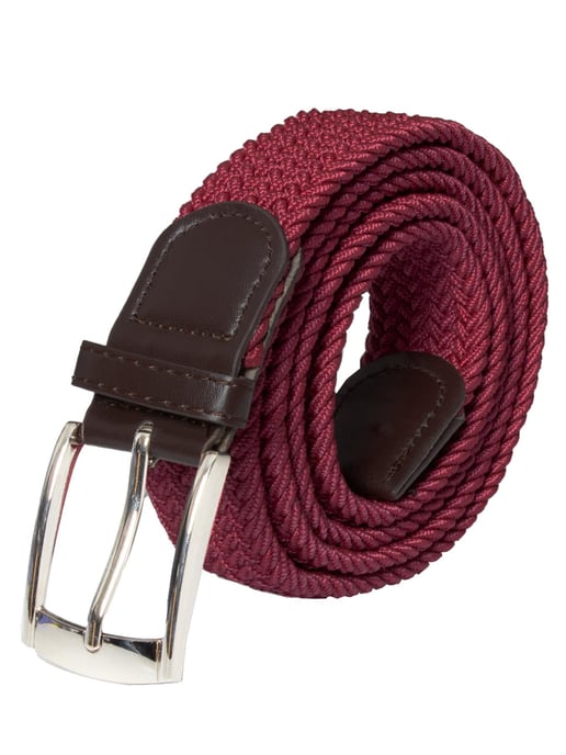 Cinturón Enzo Unisex - Borgoña - Image 1
