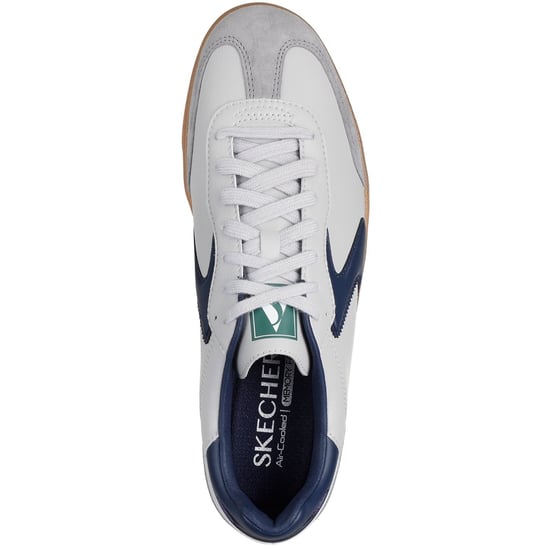 Skechers Hotshot Pyke Synthetic Men's Grey/Navy Trainers - Image 3