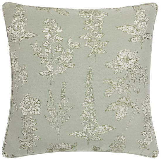 Cojín de poliéster acolchado Jacquard floral Sophia de Wylder Nature - Image 1