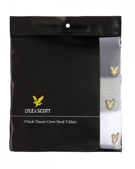 Lyle & Scott Mens Basic 3 Pack T-shirt - Image 2