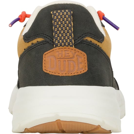 HEYDUDE Sirocco Alta Hype Nylon Men's Walnut Trainers - Image 2