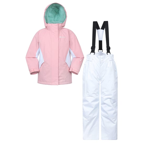 Mountain Warehouse Childrens/Kids Ski Jacket & Trousers Set (Light Pink) - Image 1