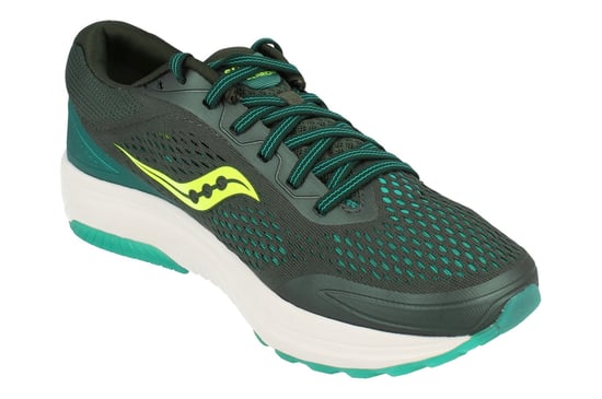 Saucony Clarion Mens Green Trainers - Image 4