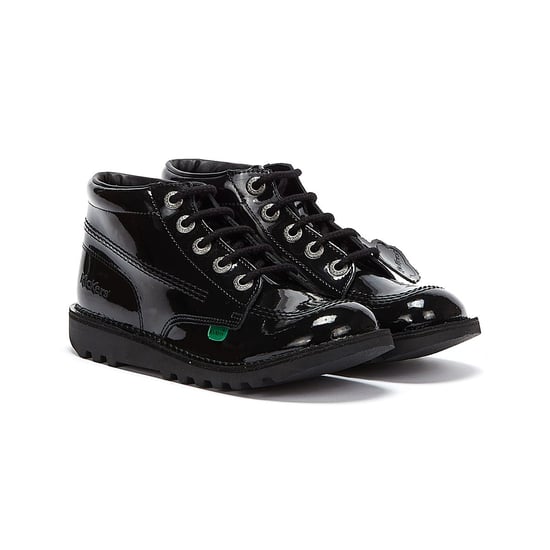 Kickers Kick Hi Patent Girls Boot - Image 1