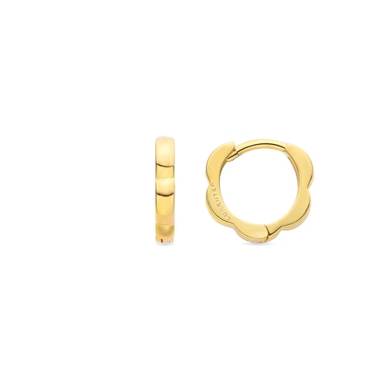 Pendientes Luxenter Diwon,acabados en oro amarillo de 18 quilates - Image 1