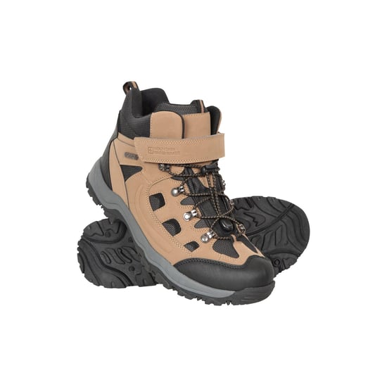 Mountain Warehouse Mens Adventurer Adaptive Faux Suede Waterproof Boots (Brown) - Image 6