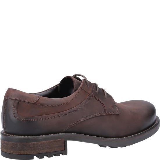 Cotswold Mens Brookthorpe Nubuck Derby Shoes (Brown) - Image 2