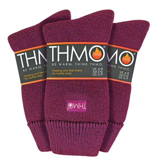 THMO - 3 Pack Multipack Calcetines gruesos de invierno para mujer con parte superior de confort - Image 1
