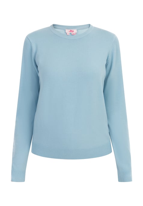Mymo Knitted pullover women light blue - Image 1