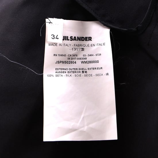 Jil Sander Pleated Mini Dress in Black Cotton - Image 5