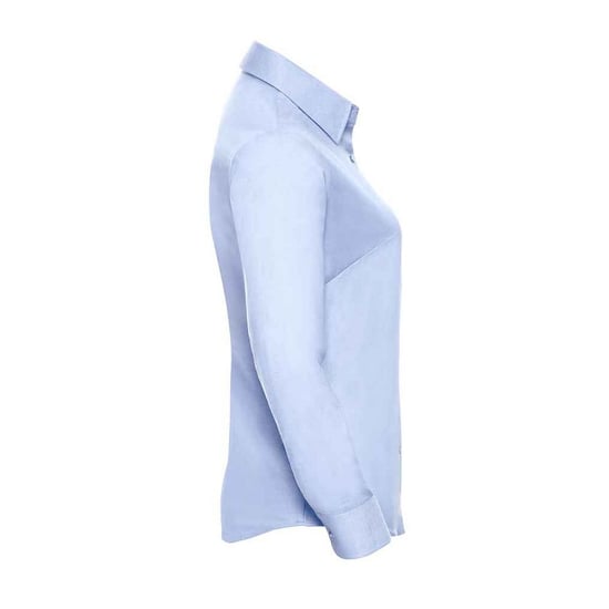 Russell Womens/Ladies Oxford Easy-Care Long-Sleeved Shirt (Oxford Blue) - Image 3