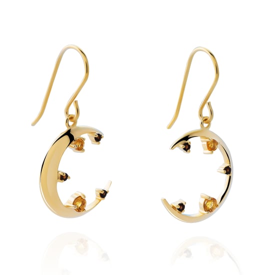 Orphelia 'Eline' Women's 925 Sterling Silver Drop Earrings - Gold ZO-7497/G - Image 1