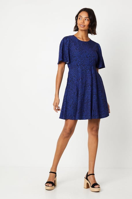 Animal Angel Sleeve Mini Dress - Image 2