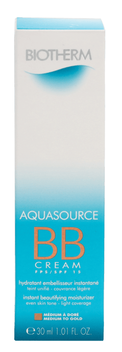 Aquasource Bb Cream Spf15 #medium To Gold 30 ml - Image 2