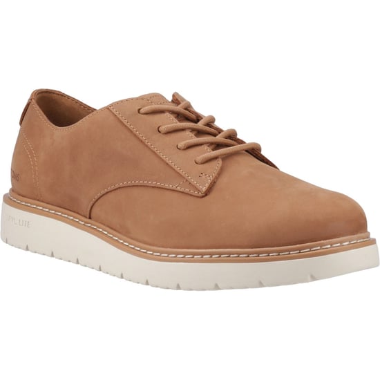 TOMS Navi TRVL LITE Leather Men's Tan Lace-Up Shoes - Image 1