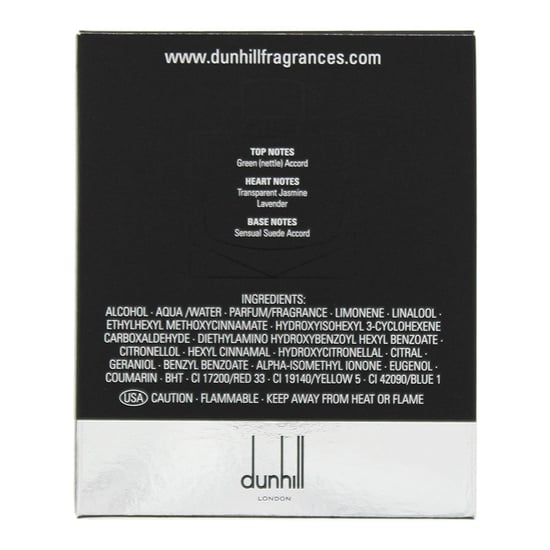 Dunhill Black Eau De Toilette 50ml Spray For Him