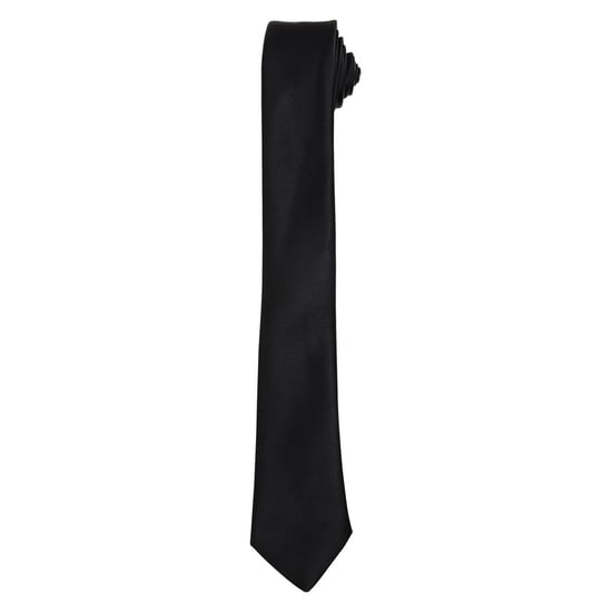 Premier Unisex Adult Slim Tie (Black) - Image 1