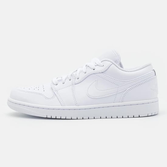 Zapatillas Nike Air Jordan 1 Low para hombre en blanco/blanco/blanco - Image 1