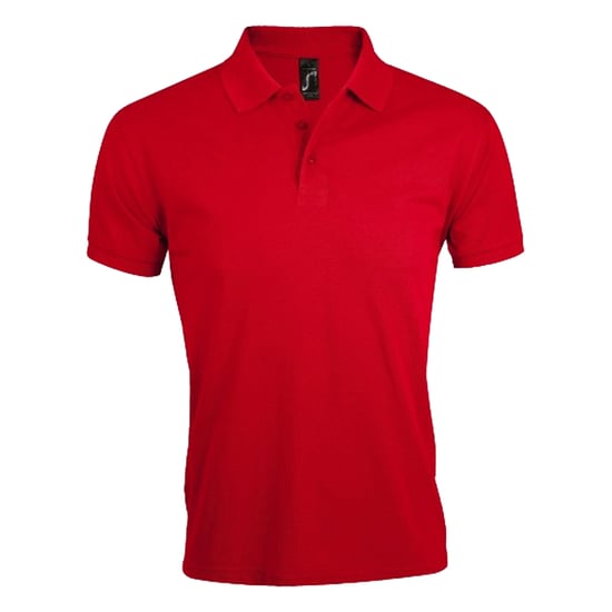 SOLS Mens Prime Polo Shirt (Red) - Image 1