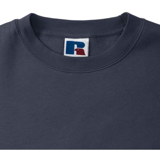 Russell Mens Authentic Sweatshirt (Slimmer Cut) (French Navy) - Image 4