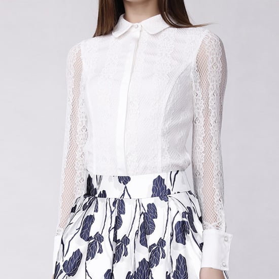 Long sleeves lace tailor shirt - Image 1