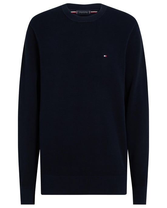 Tommy Hilfiger Essential Structure Crew Neck Mens Jumper - Image 6
