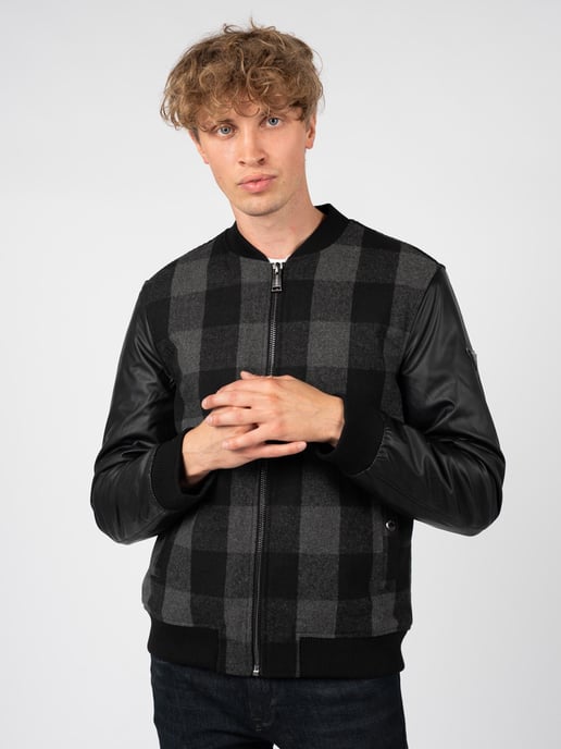 Guess Chaqueta Andy Bomber Hombre Negro - Image 3