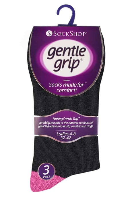 Gentle Grip - Calcetines no elásticos Gentle Grip 6 pares - SOLRP07HT - Image 2