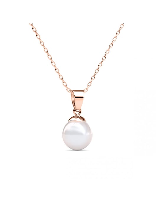 Colgantes de Perlas de Luna Llena - Oro Rosa y Cristal - Image 4