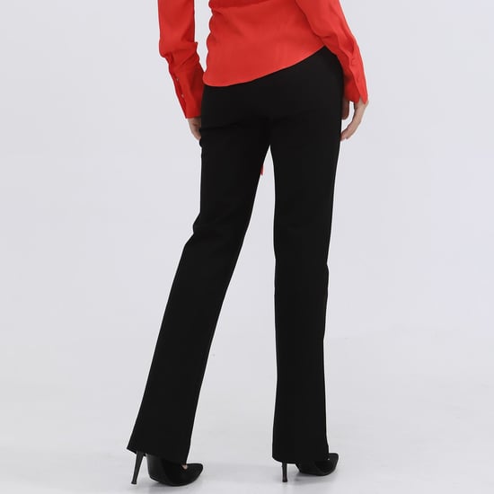 Straight pants in thick jersey - Image 2