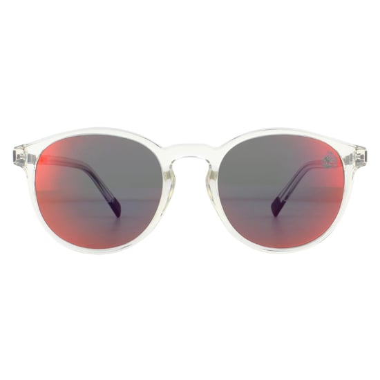 Timberland Sunglasses TB9151 26D Shiny Crystal Red Mirror Polarized
