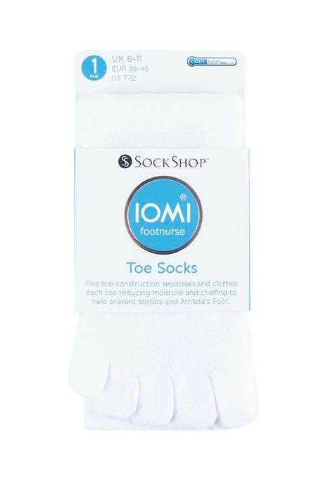 IOMI - Calcetines de algodón ligeros para hombre y mujer para pie de atleta - Image 2