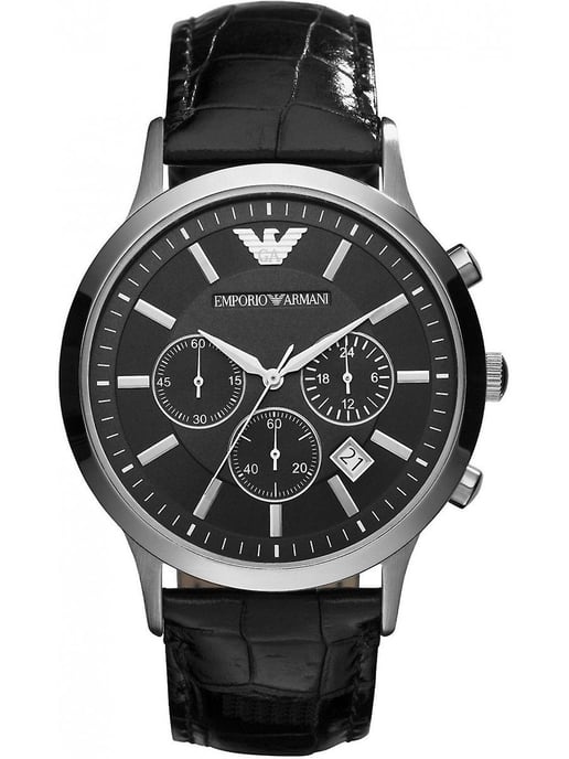 Emporio Armani Renato Men's Black Watch AR2447 - Image 1