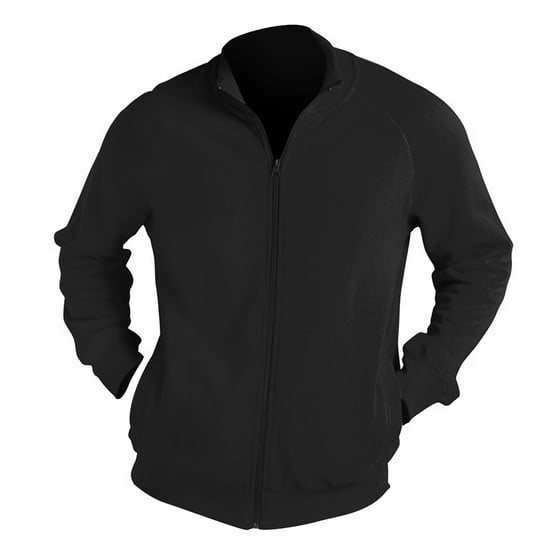 SOLS Mens Sundae Full Zip Sweat Jacket (Black) - Image 1